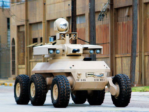 Robot quân sự hiện đại